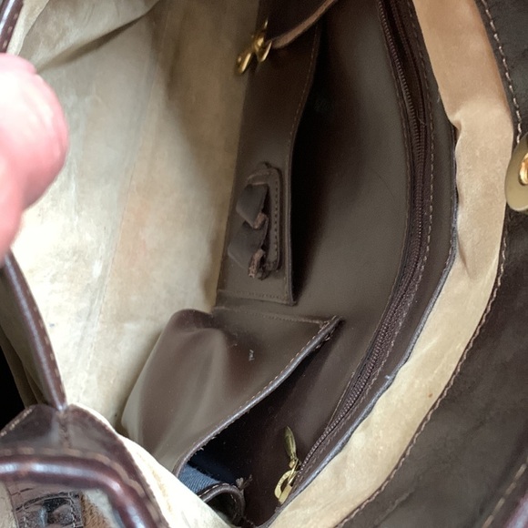 Copy - BRAHMIN leather and woven  purse - Picture 9 of 11